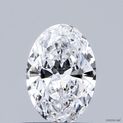 0.5 carat D-VVS1 Natūralus Oval Deimantas (1)