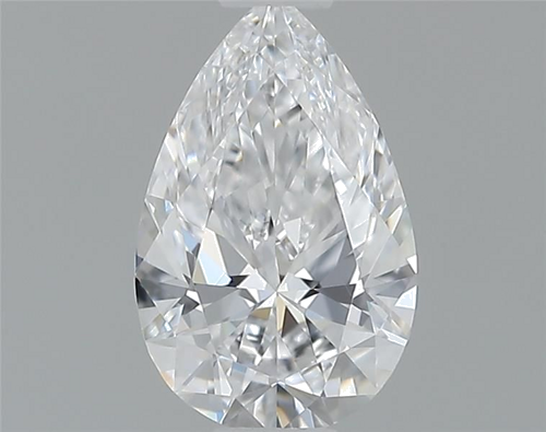 0.36 carat D-VVS2 Natūralus Pear Deimantas (1)
