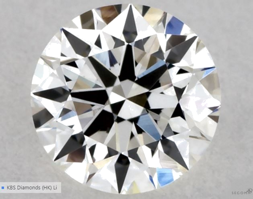 0.3 carat G-VS2 Excellent cut Natūralus Round Deimantas (1)