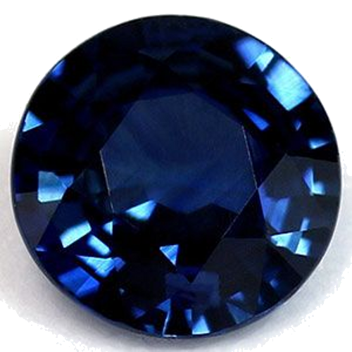 0.84 carat BLUE Round Safyras (1)