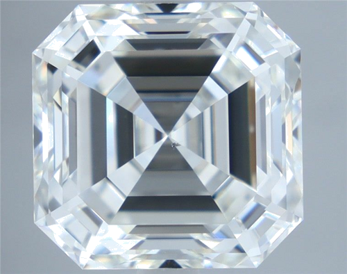 4.09 carat I-VS2 Natūralus Asscher Deimantas (1)