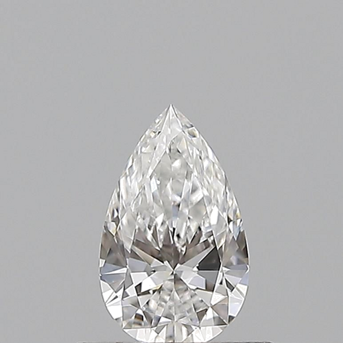 0.5 carat E-VVS2 Natūralus Pear Deimantas (1)