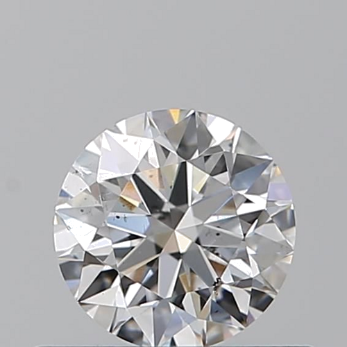0.51 carat E-SI1 Excellent cut Natūralus Round Deimantas (1)