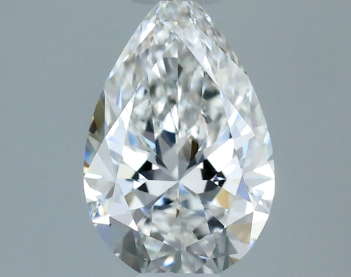 0.3 carat F-VVS2 Natūralus Pear Deimantas (1)