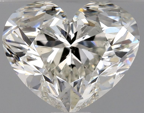 0.91 carat J-SI1 Natūralus Heart Deimantas (1)