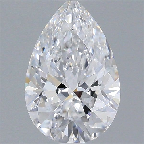 0.7 carat D-VS2 Natūralus Pear Deimantas (1)