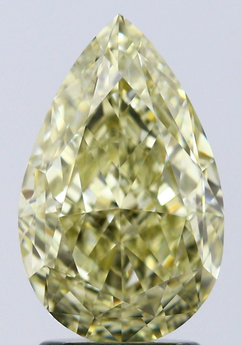 3.03 carat Fancy Brownish Yellow-VS1 Natūralus Pear Deimantas (1)