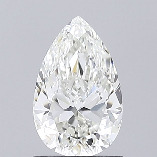 1.0 carat I-VVS2 Natūralus Pear Deimantas (1)