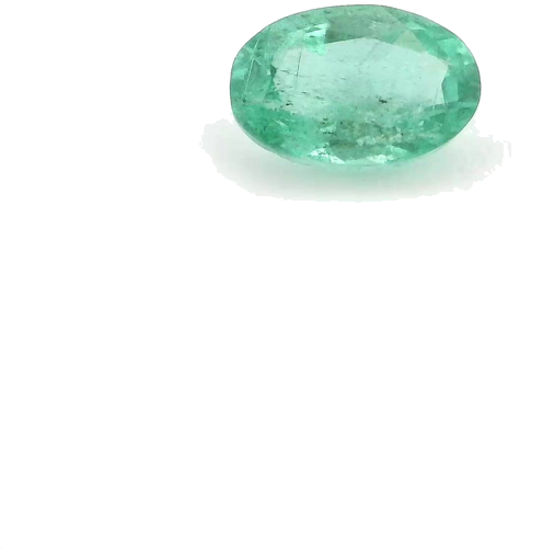 0.43 carat GREEN Oval Smaragdas (1)