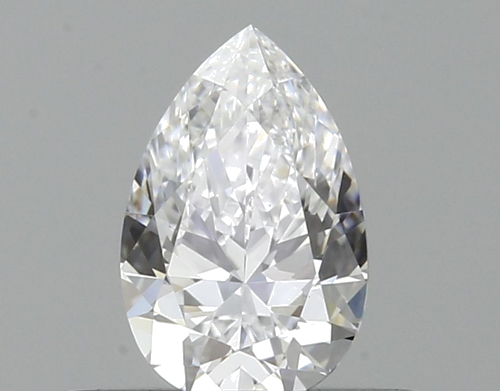 0.3 carat D-VVS1 Natūralus Pear Deimantas (1)