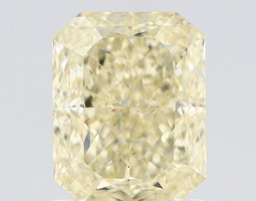 1.53 carat Fancy Light Yellow-VS2 Natūralus Radiant Deimantas (1)