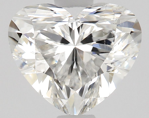 0.96 carat F-SI2 Natūralus Heart Deimantas (1)