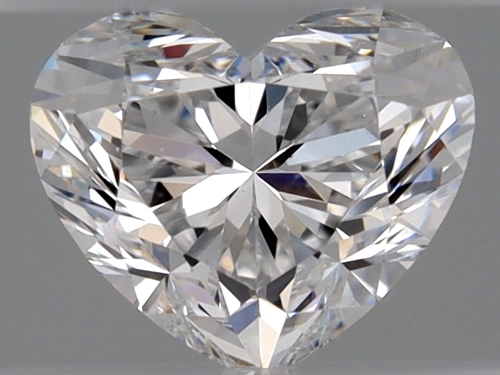 0.7 carat D-VS2 Natūralus Heart Deimantas (1)