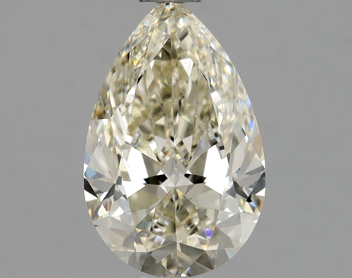 1.01 carat K-VS2 Natūralus Pear Deimantas (1)