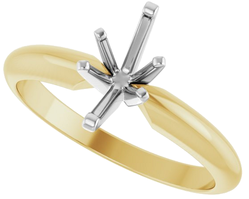 Sužadėtuvių Žiedas „Heavy Solitaire“ 585 Baltojo Ir Geltonojo Aukso Marquise 8.5mm x 4.5mm (5)