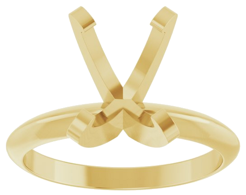 Sužadėtuvių Žiedas „Solitaire“ 585 Geltonojo Aukso Oval 10mm x 8mm (3)