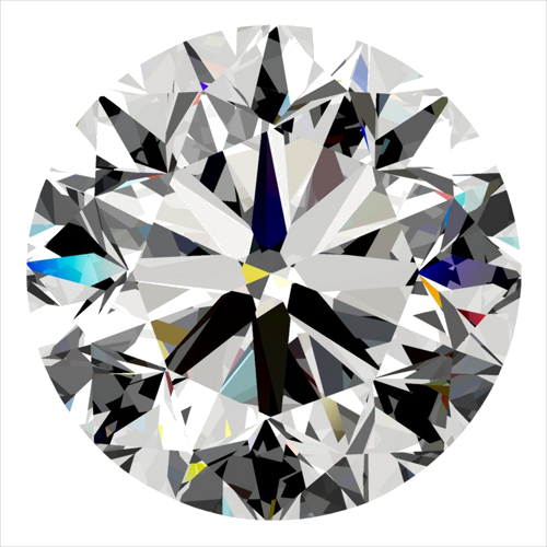 0.3 carat H-VS2 GD cut Natūralus Round Deimantas (1)