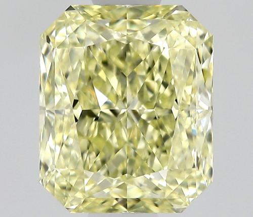 1.11 carat Fancy Light Yellow-VVS1 Natūralus Radiant Deimantas (1)