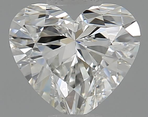 0.41 carat F-VVS1 Natūralus Heart Deimantas (1)