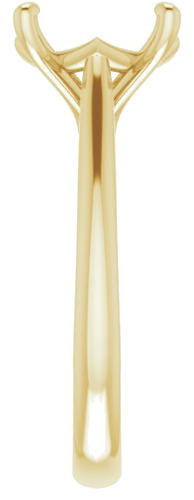 Sužadėtuvių Žiedas „Solitaire“ 14k yellow gold Round 10mm (4)