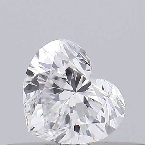 0.27 carat D-VVS1 Natūralus Heart Deimantas (1)