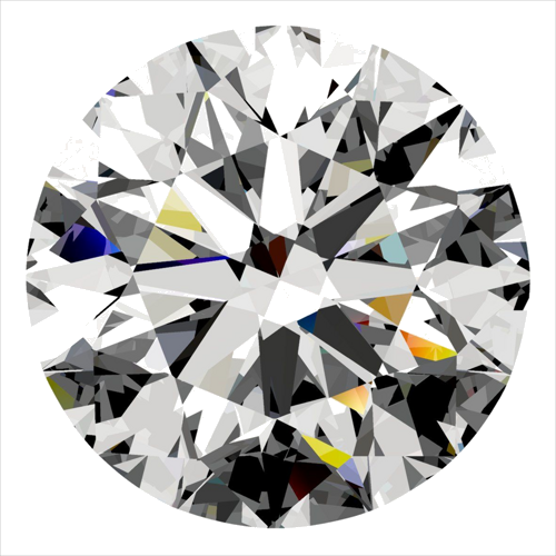 0.31 carat F-SI1 Excellent cut Natūralus Round Deimantas (1)