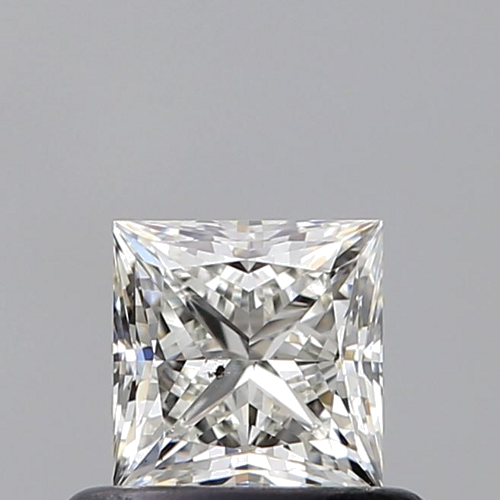 0.52 carat H-SI1 Natūralus Princess Deimantas (1)