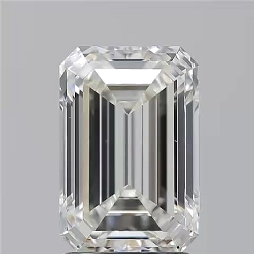 2.5 carat H-VS2 Natūralus Emerald Deimantas (1)