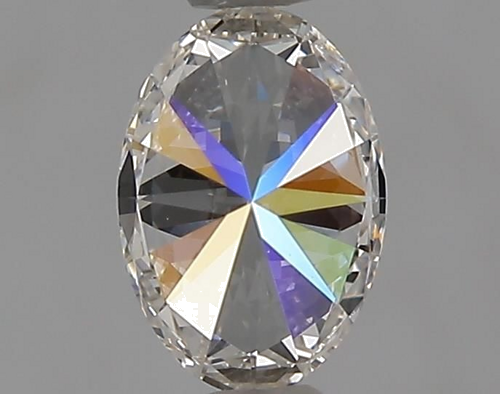 0.61 carat I-VVS1 Natūralus Oval Deimantas (1)