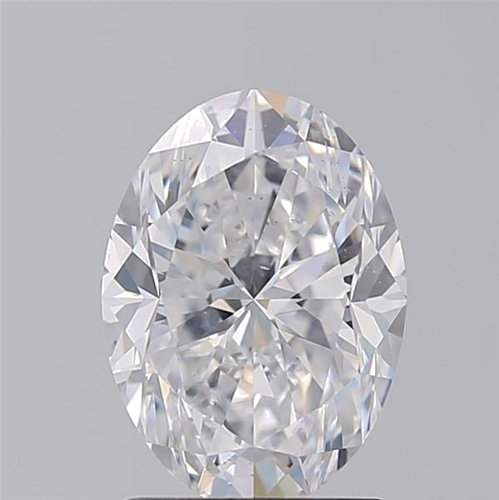 2.01 carat D-SI2 Natūralus Oval Deimantas (1)
