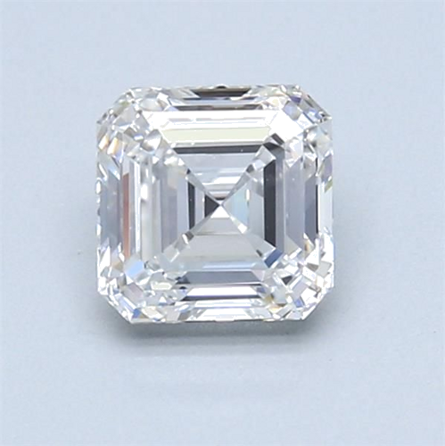 1.0 carat E-VVS1 Natūralus Asscher Deimantas (1)
