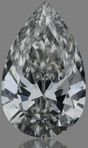 0.27 carat F-IF Natūralus Pear Deimantas (1)