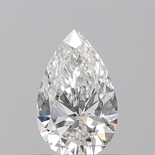 0.5 carat F-VS2 Natūralus Pear Deimantas (1)