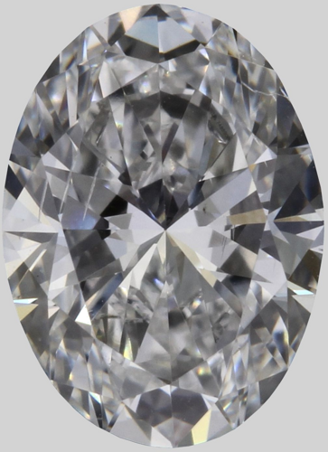 0.5 carat E-SI2 Natūralus Oval Deimantas (1)