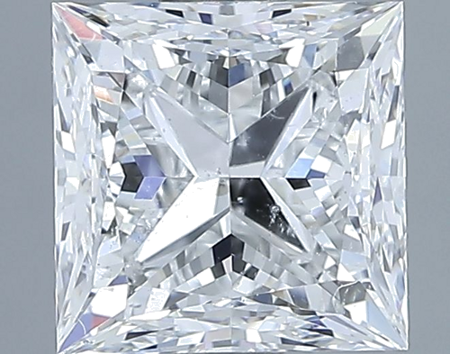 2.01 carat F-SI2 Natūralus Princess Deimantas (1)