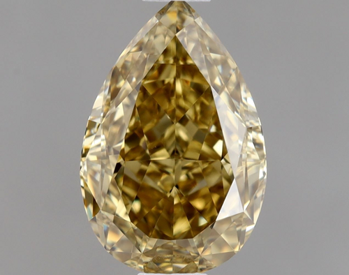 1.06 carat Fancy Deep Brownish Yellow-VVS1 Natūralus Pear Deimantas (1)
