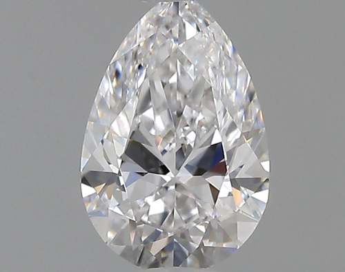 0.5 carat E-VVS2 Natūralus Pear Deimantas (1)
