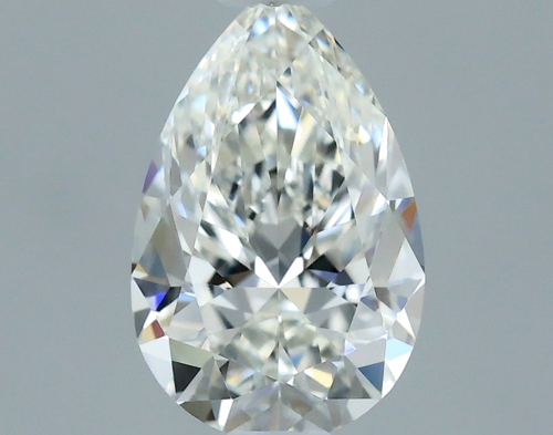 0.5 carat H-VS1 Natūralus Pear Deimantas (1)
