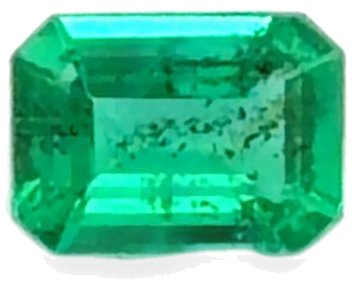 1.23 carat GREEN STEP cut Octagonal Smaragdas (1)