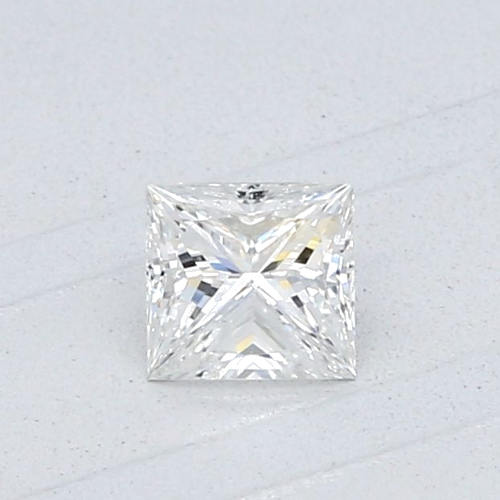 0.41 carat E-VVS1 Natūralus Princess Deimantas (1)