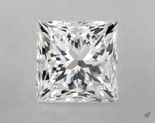 3.01 carat E-SI1 Natūralus Princess Deimantas (1)