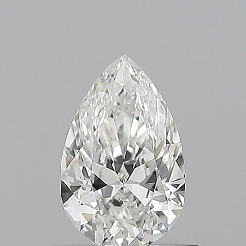 0.56 carat F-VVS1 Natūralus Pear Deimantas (1)
