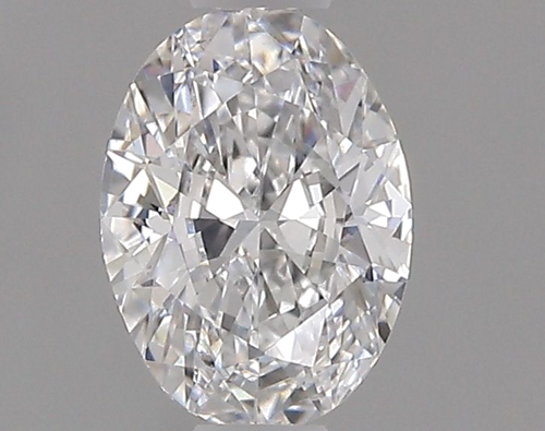 0.5 carat D-VVS2 Natūralus Oval Deimantas (1)