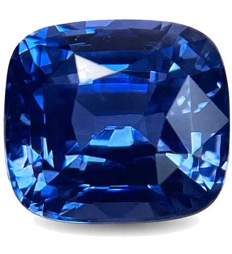 3.64 carat BLUE Cushion Safyras (1)