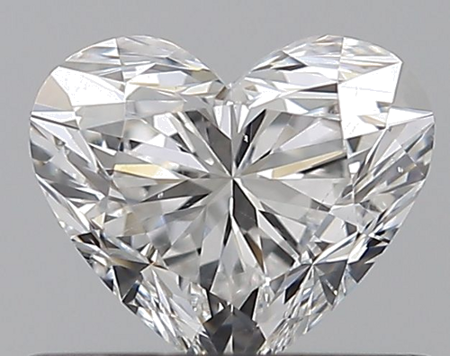 0.55 carat E-SI1 Natūralus Heart Deimantas (1)