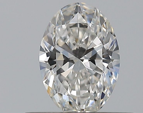 0.4 carat F-VVS2 Natūralus Oval Deimantas (1)