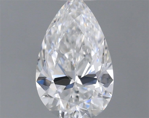 0.3 carat D-VVS2 Natūralus Pear Deimantas (1)