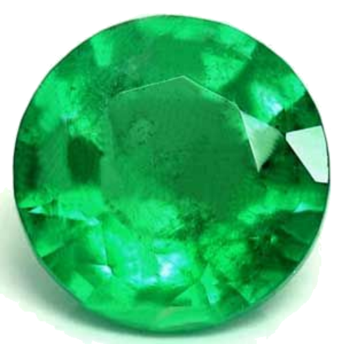 0.49 carat GREEN Round Smaragdas (1)