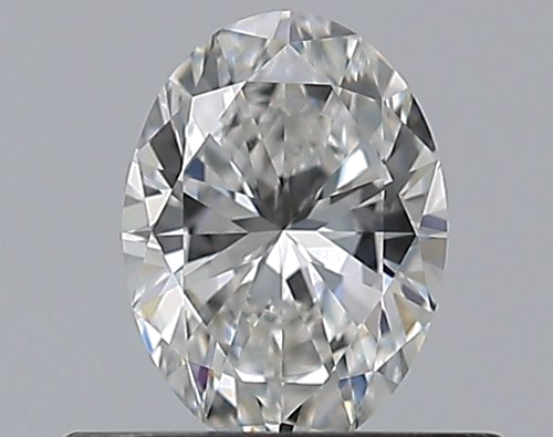0.4 carat F-VVS2 Natūralus Oval Deimantas (1)