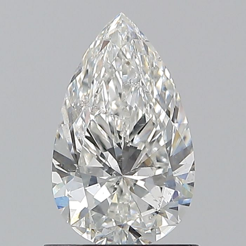 1.01 carat F-SI2 Natūralus Pear Deimantas (1)